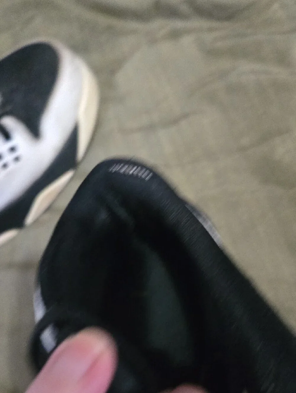 Jordan Men’s Black and White High-Top Sneakers